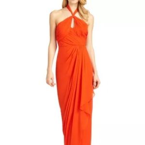 Badgley Mischka Silk Evening Gown