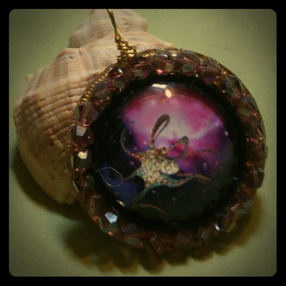 #0012 Artisan Handcrafted Crystal Pendant - Picture 2 of 2