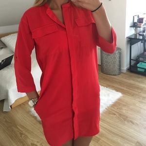 Red Calvin Klein Dress XS