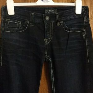 Silver Aiko Skinny Jeans