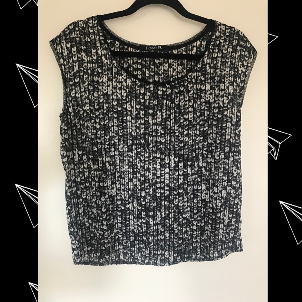 Sequin- printed || Blouse
