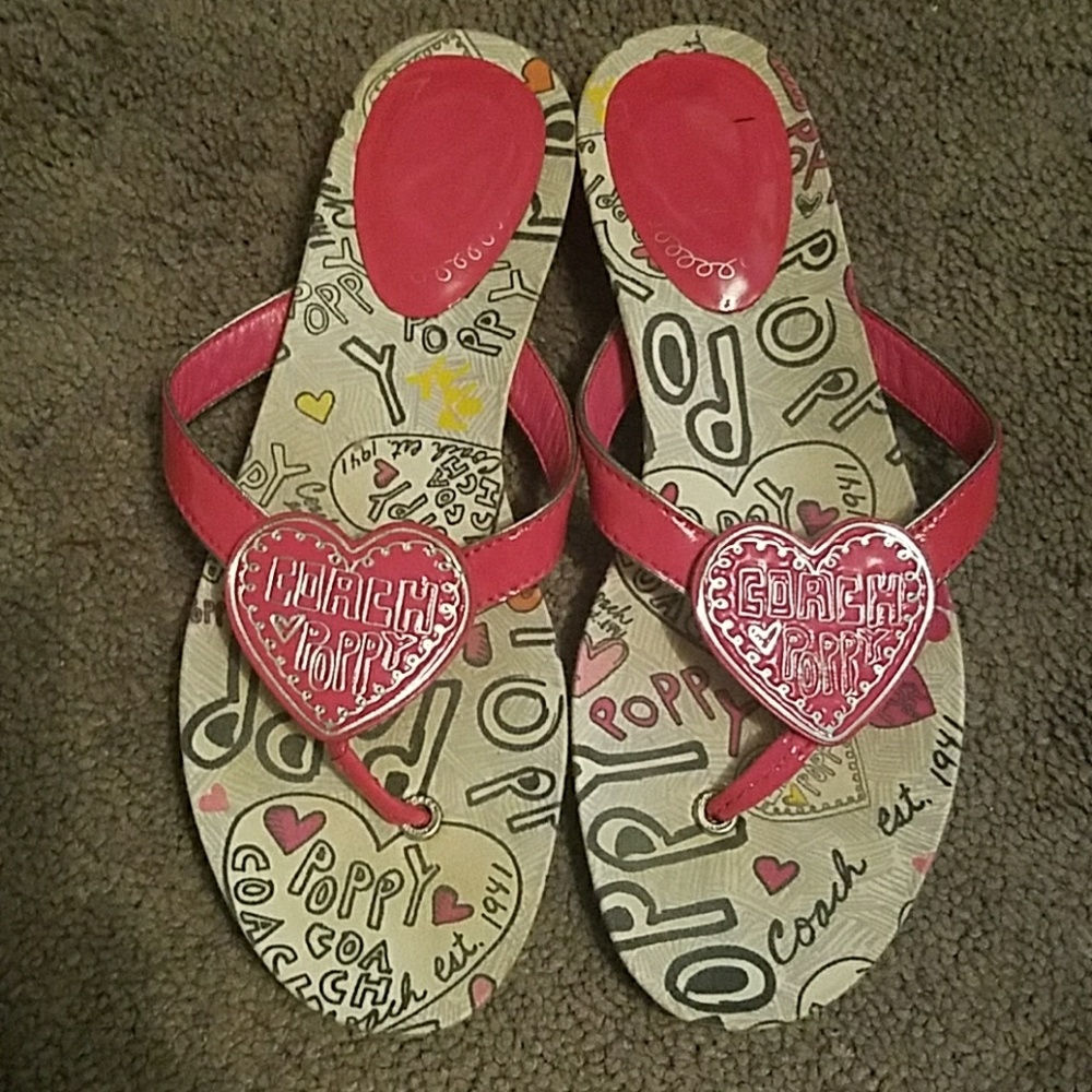 LOWEST!! Coach "Poppy" sandals