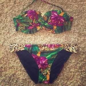 Victoria's Secret Tropical Leopard Bikini