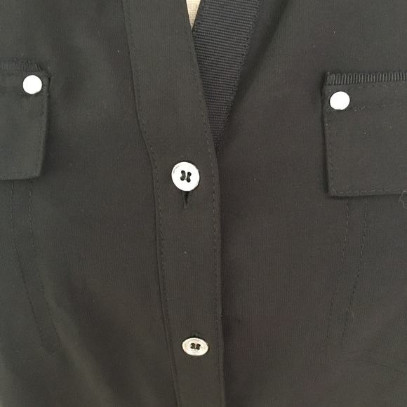 Calvin Klein Black button down Tank Size S/M - Picture 8 of 8