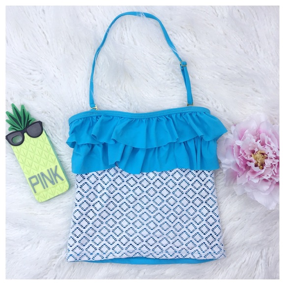 Jessica Simpson Blue Two-Piece Swimsuit - Picture 2 of 6