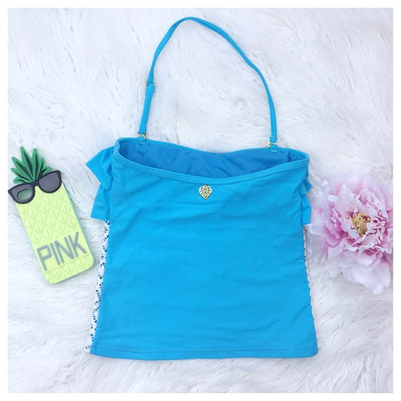 Jessica Simpson Blue Two-Piece Swimsuit - Picture 3 of 6