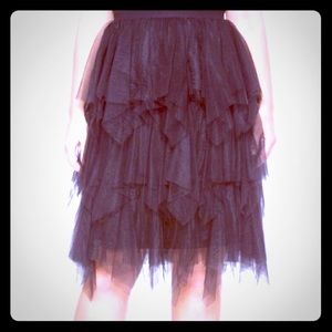 Eloquii black midi skirt