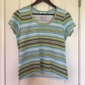Talbots Striped Top