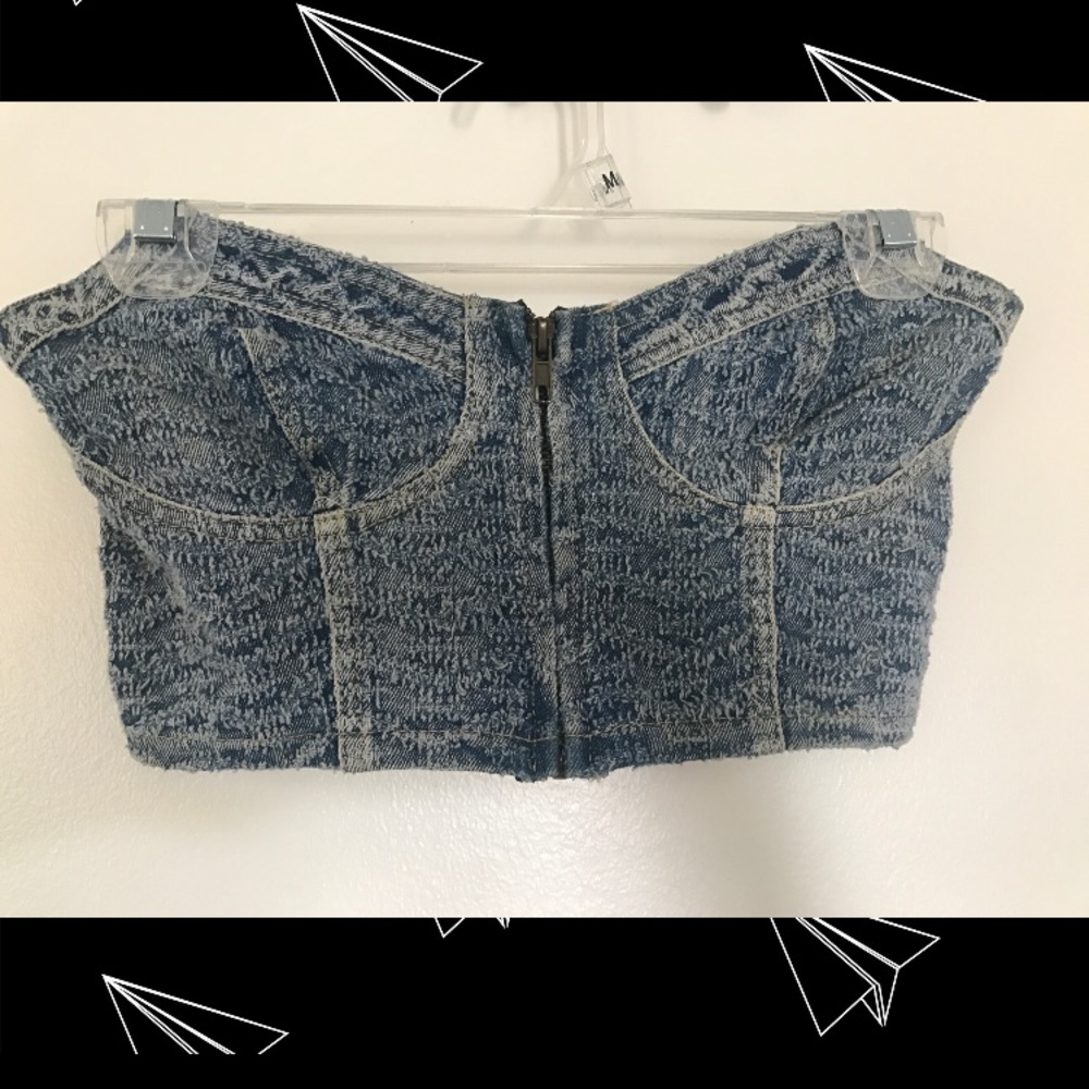 Denim || Crop top