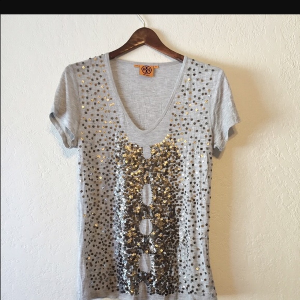 Tory Burch sequin Tee