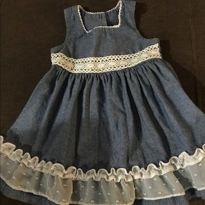 Toddler Blue Jean Dress 2T