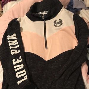 VS PINK 1/2 & 1/4 Zip BUNDLE