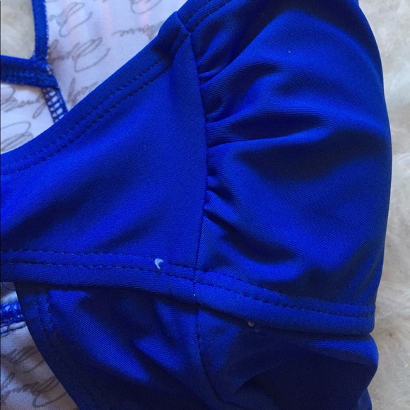$80 {Marilyn Monroe Swimwear} Royal Blue one-piece - Picture 7 of 8