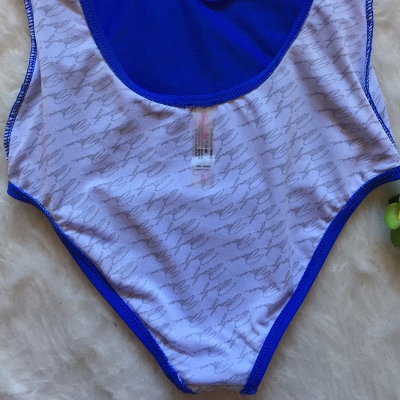 $80 {Marilyn Monroe Swimwear} Royal Blue one-piece - Picture 8 of 8