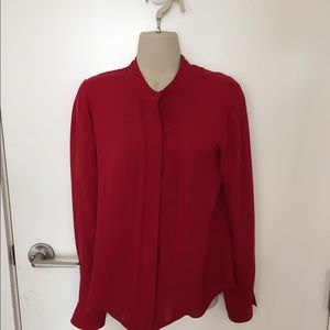 Theory size S/P 100% Silk top perfect condition