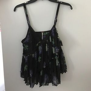 Free People Floral tank