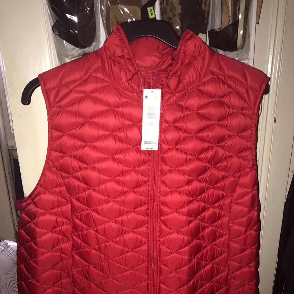 Plus size bubble vest