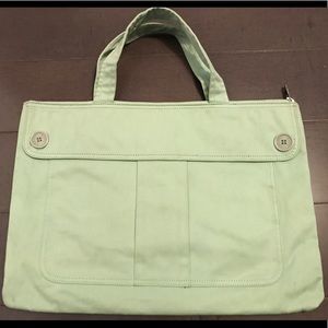 Marc by Marc Jacobs Pistachio Canvas Lap Top/Folio