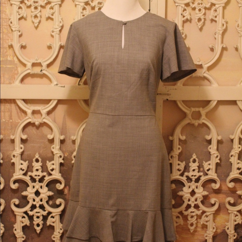Banana Republic Fit and Flare Wool Dress