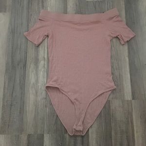Pink/Mauve body suit