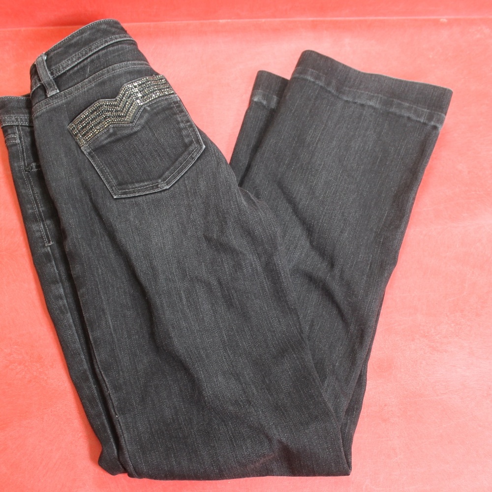 WOMENS WHITE HOUSE BLACK MARKET SUPERSTAR JEANS 0