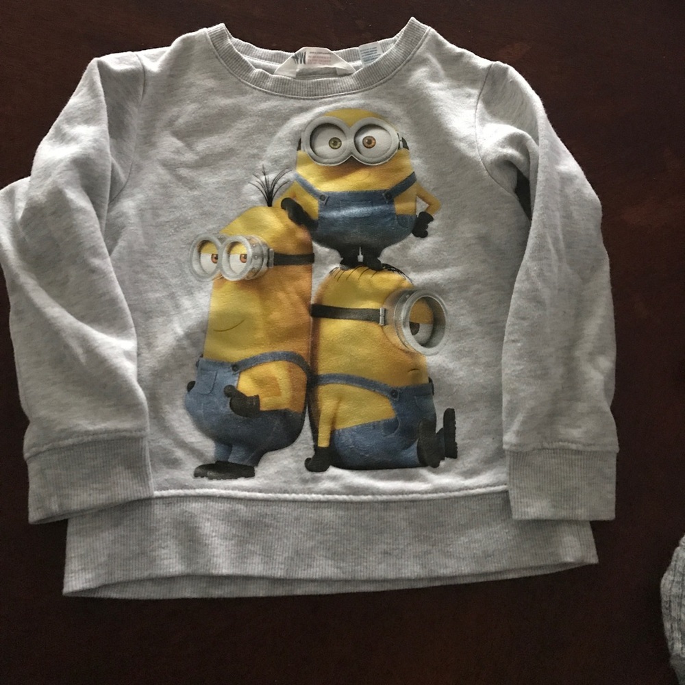 H&M Minion Sweatshirt (3 for $30)