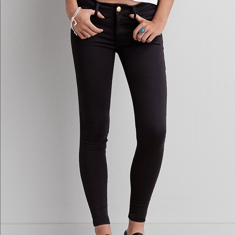 American Eagle Black jeggings