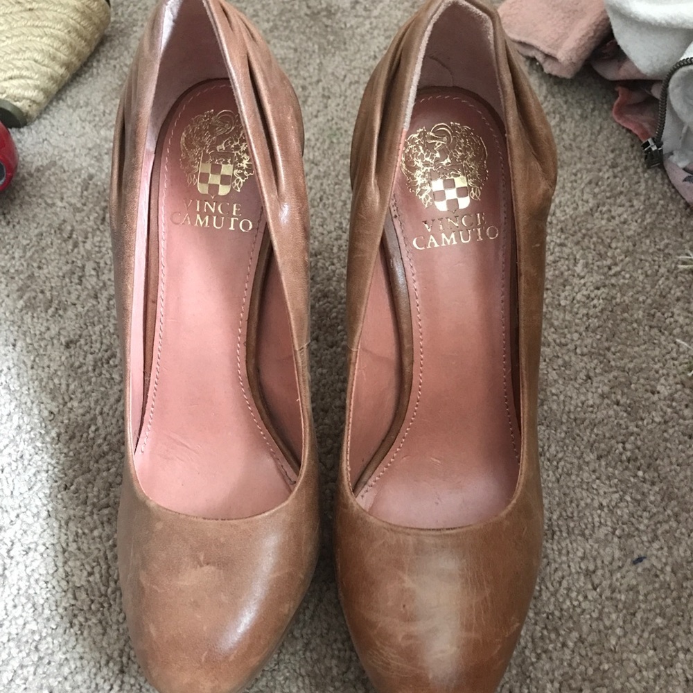 Vince Camuto Brown Pumps