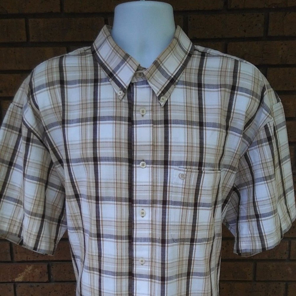 Izod Short Sleeve Button Front Shirt size XXL