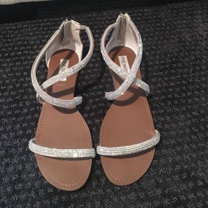 Steve Madden Zsaza Rhinestone Gladiator Sandal