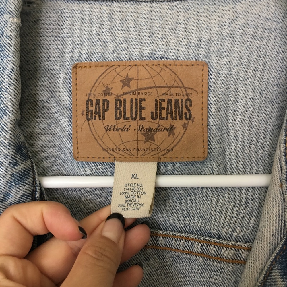 XSOLDonVINTEDX Vintage Gap 90s Denim Jacket - Picture 3 of 5