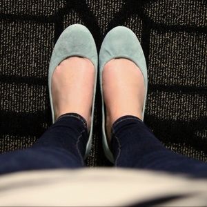 J. Crew Suede Ballet Flats