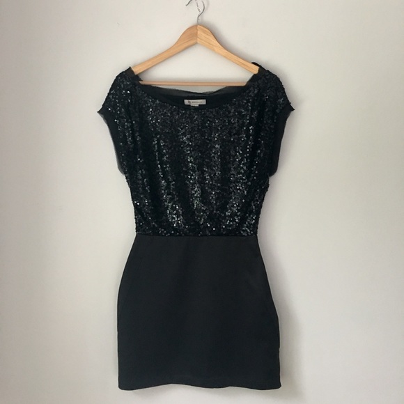 BCBGeneration Dresses & Skirts - BCBGeneration Black Sequin Cocktail Dress