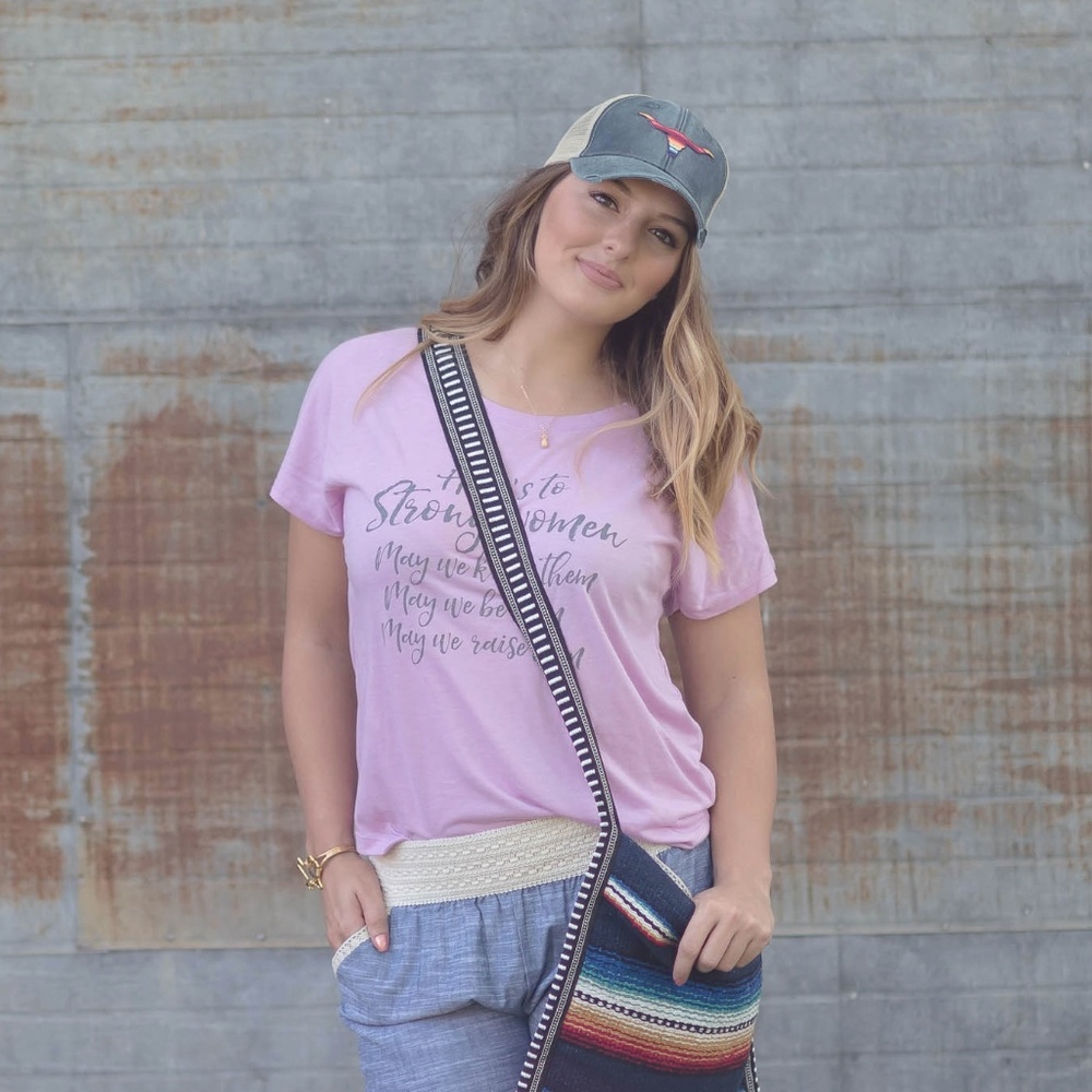 Navy Serape Crossbody Bag