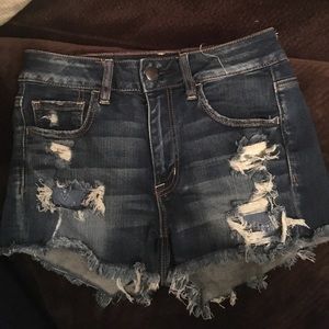 American Eagle High rise shortie size 4