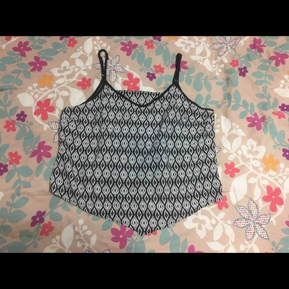 Cute patterned tank top
