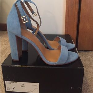BRAND NEW🎀 J. Crew baby blue suede sandals