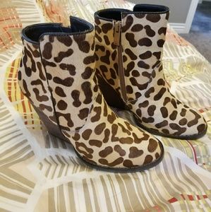 Leopard booties