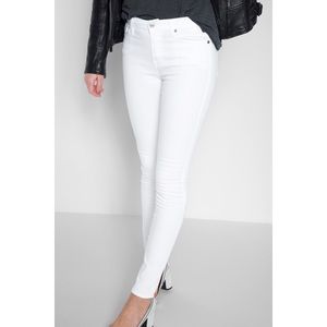 7 For All Mankind White Skinny Jeans