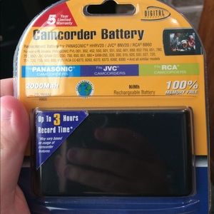 NEW CAMCORDER BATTERY 5 yr warranty.