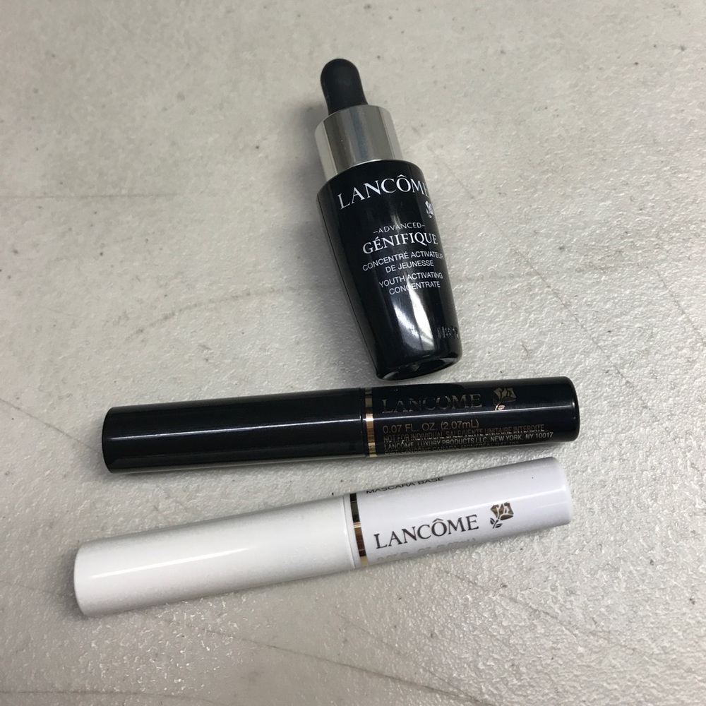 Lancome set Genifique serum mascara booster xl