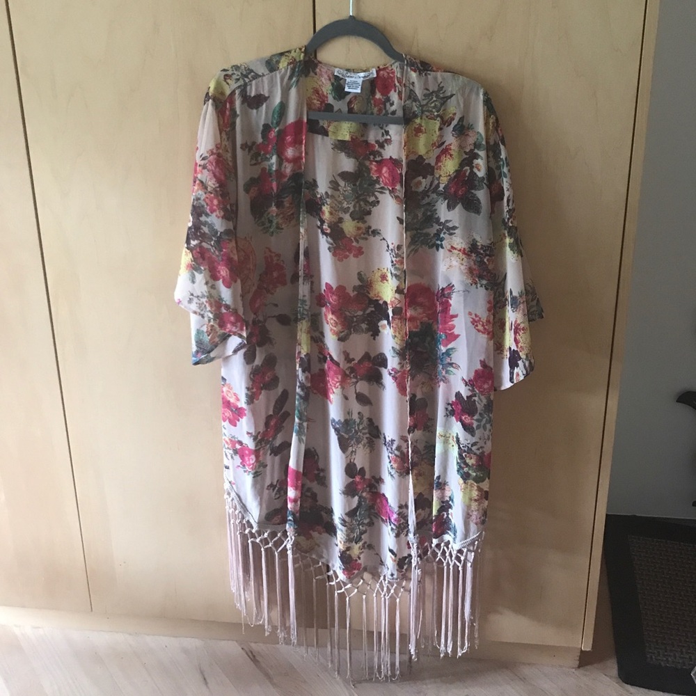Floral kimono