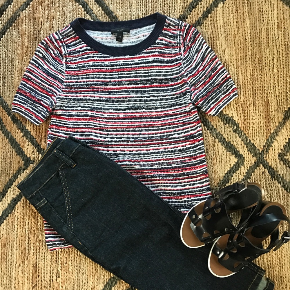 J. Crew Beaded Sweater