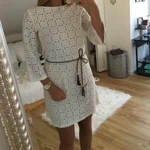 Beautiful Crotchet White Dress