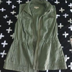 Olive green vest!