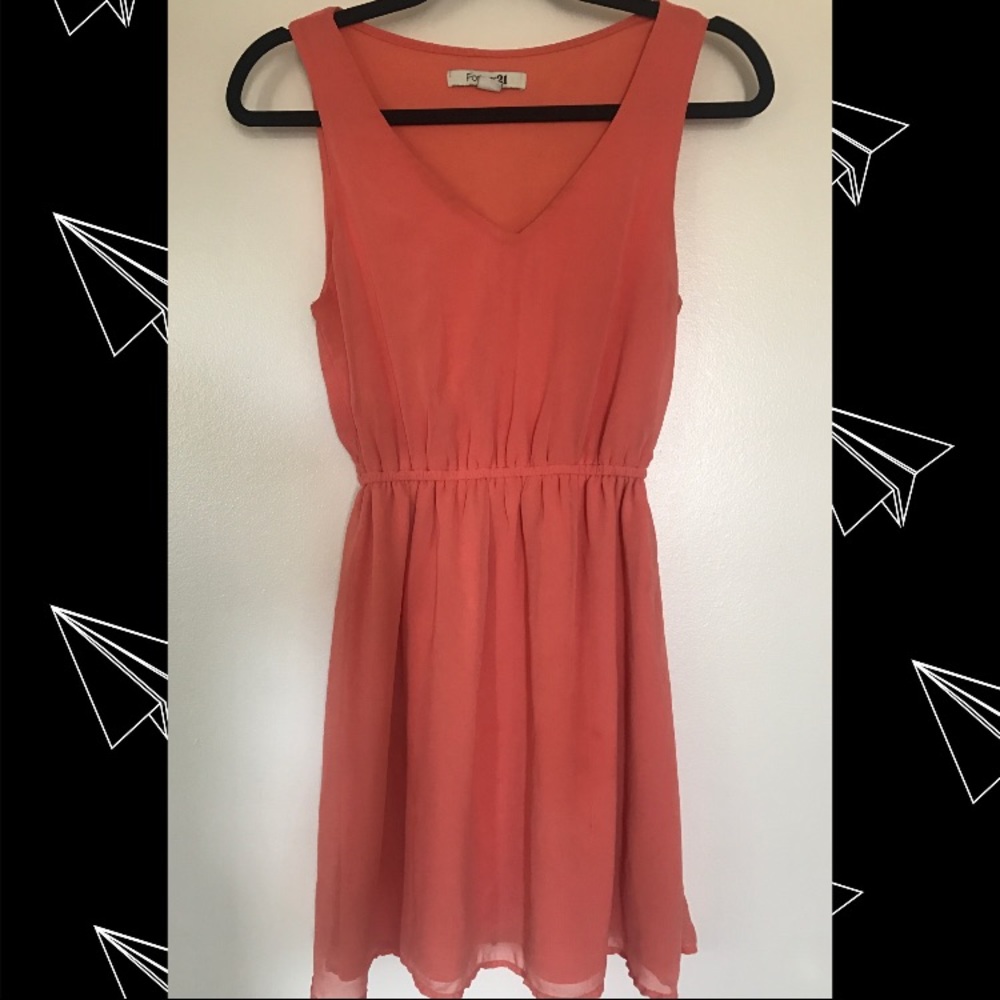 Peach-colored || Dress