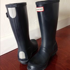 Hunter Original Kids Rain Boots, Navy