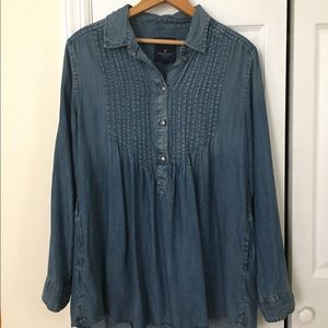 Chambray Top - American Eagle