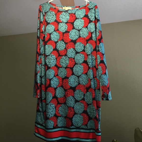 Michael Kors Printed Shift Dress - Picture 1 of 1