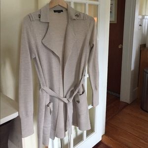 Banana Republic Merino Wool Belted Cardigan XS